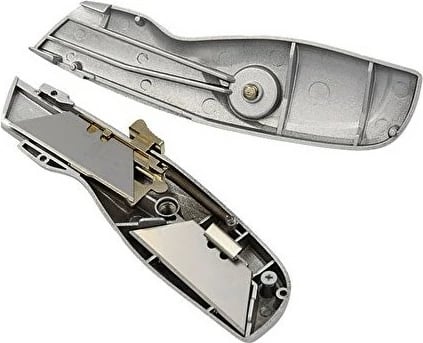 Thikë prerëse WEDO 78 808, 151mm, trup alumini, teh inox, argjend