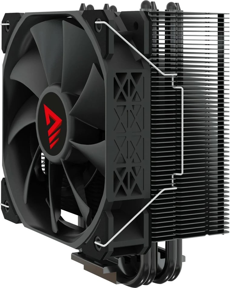 Ftohës procesori Savio Vortex X2 Black, 120 mm, 4-pin, për Intel/AMD, i zi