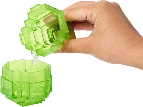 Figurinë aksioni Minecraft Mattel Mini Mode Potion Brewing Witch me enë potioni dhe grimca miksture, plastikë