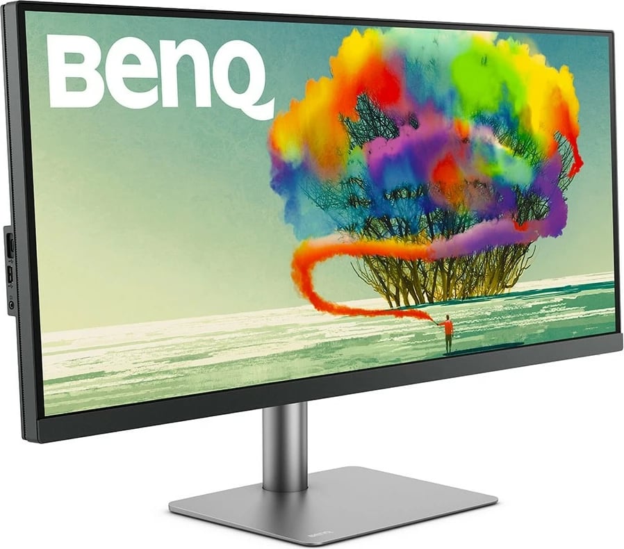 Monitor Benq PD3420Q, 34 inç, QHD, IPS, 5ms, HDMI/DP, Zezë/Çelik