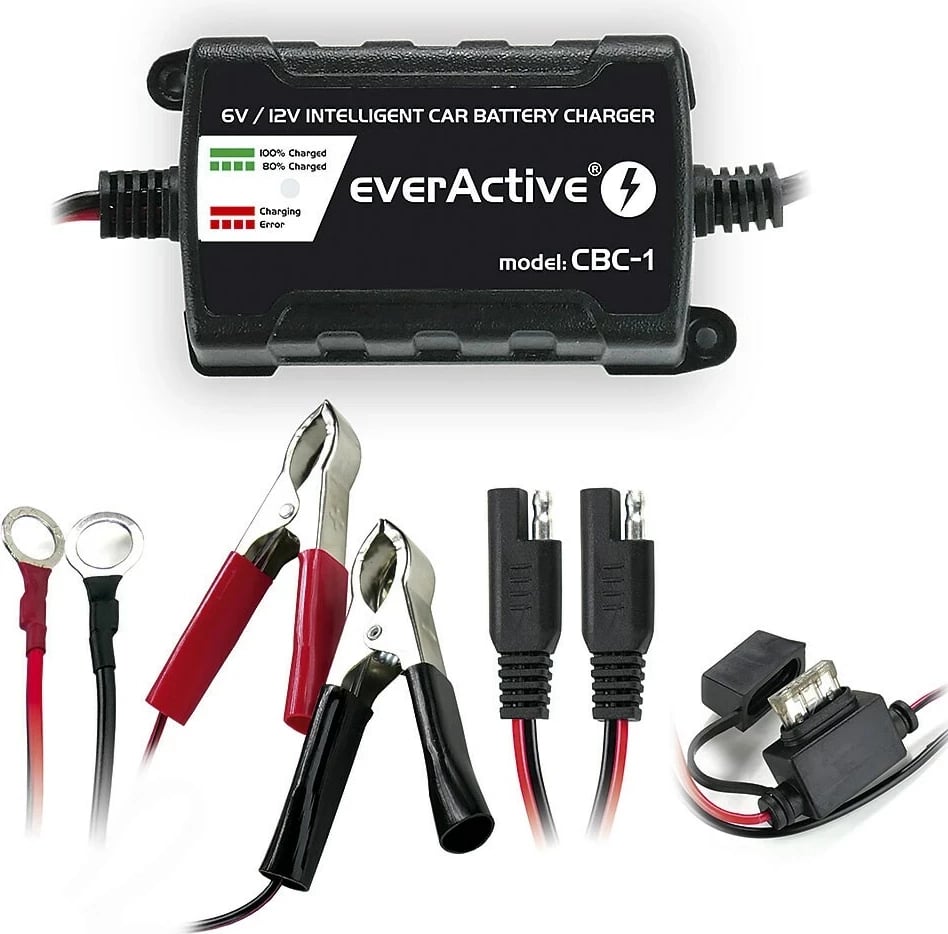 Karikues i baterisë së makinës everActive, 6-12V