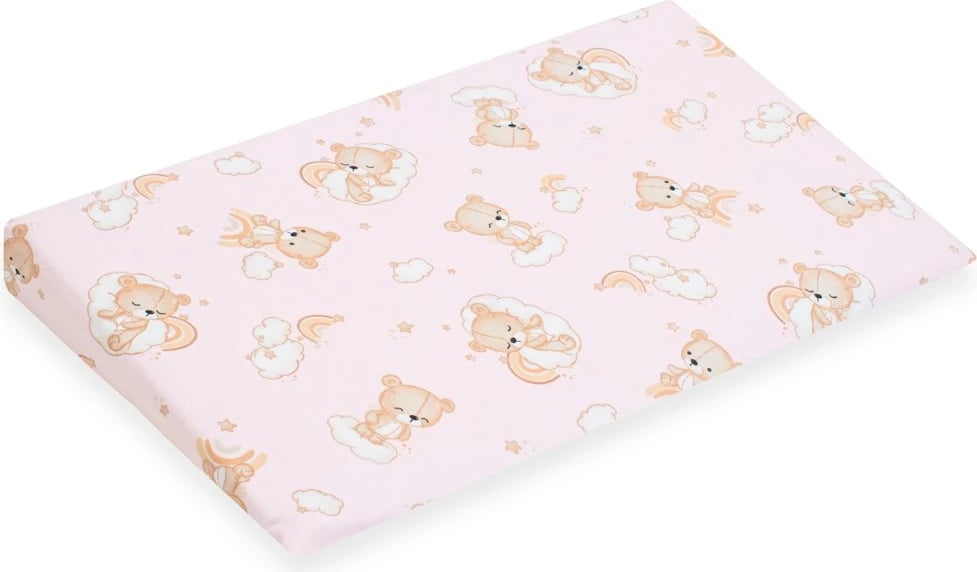 Mbulesë jastëku klinë New Baby BASIC 59x37 cm, arusha, rozë