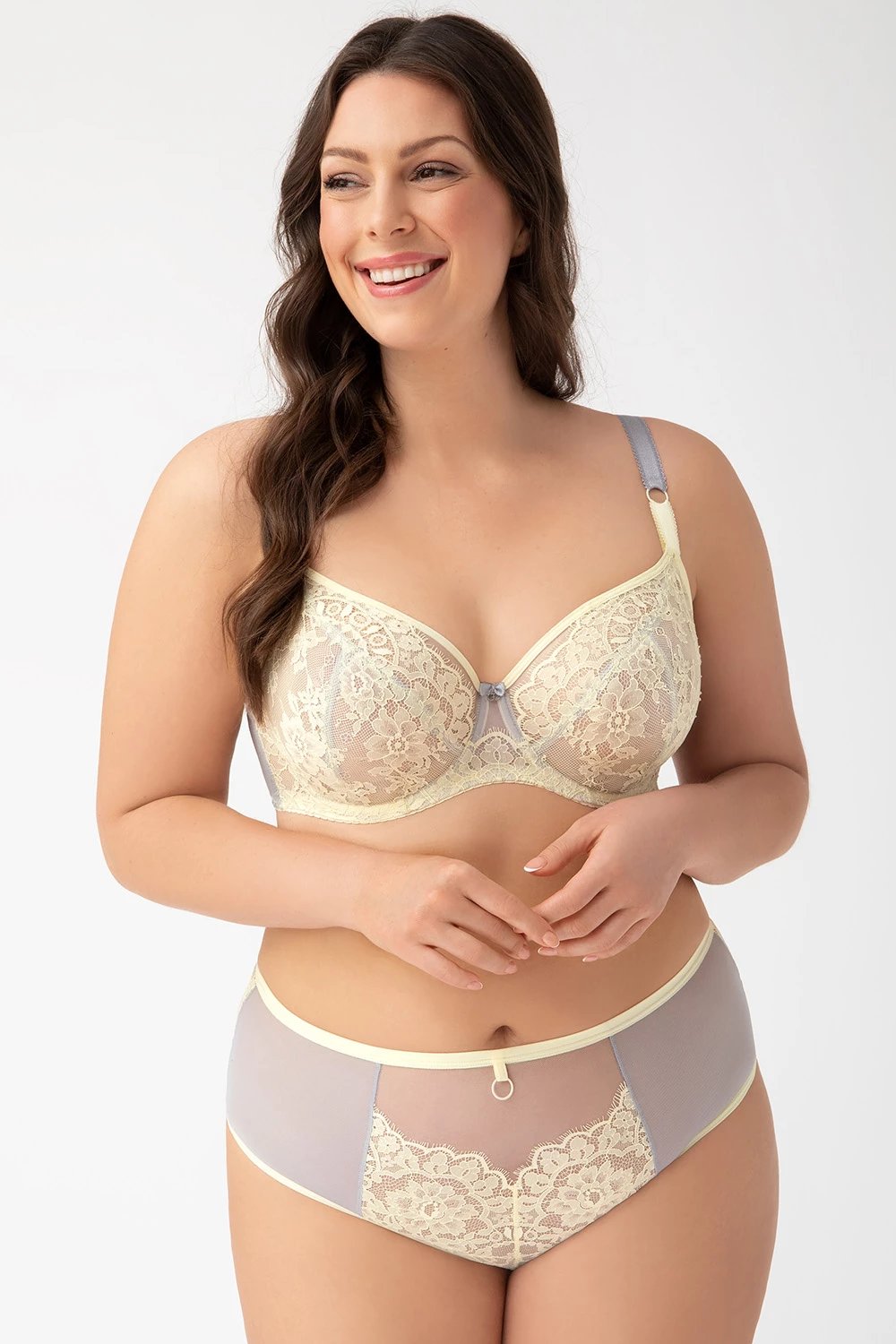 Sutjenë Gorsenia Lingerie model 185305, e verdhë
