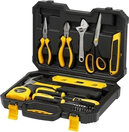 Set veglash dore Stanley STHT78050-1, 1049678, me kuti, e verdhë/zezë