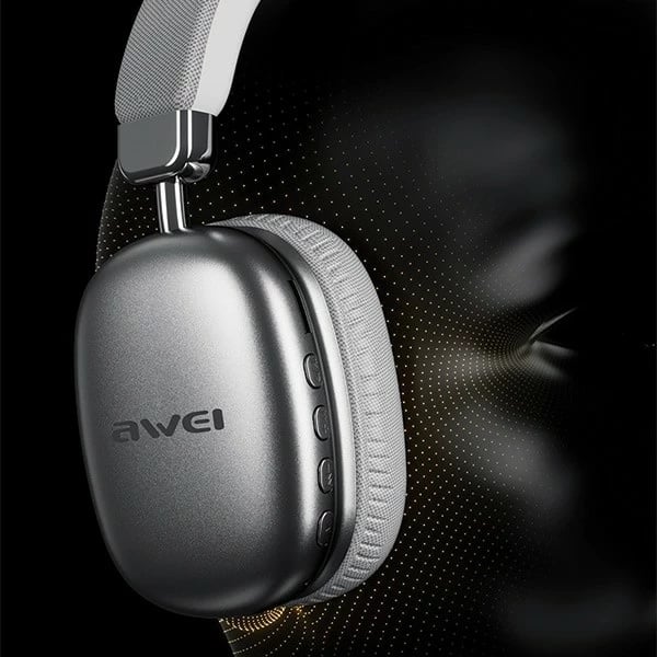 Kufje Bluetooth AWEI AT7 over-ear, e zezë