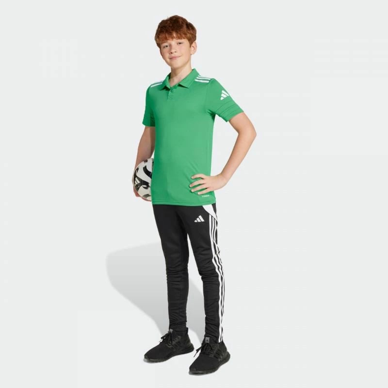 Maicë polo për fëmijë adidas, e gjelbër