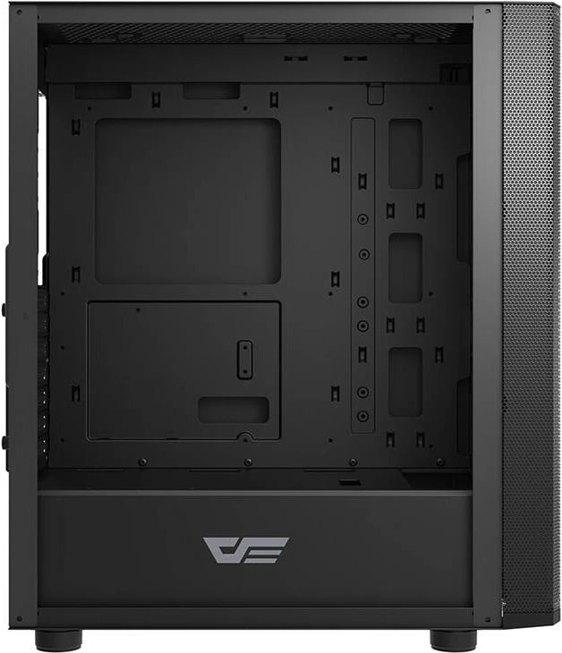 Kasë Darkflash DK360, midi tower, pa ventilatorë, e zezë