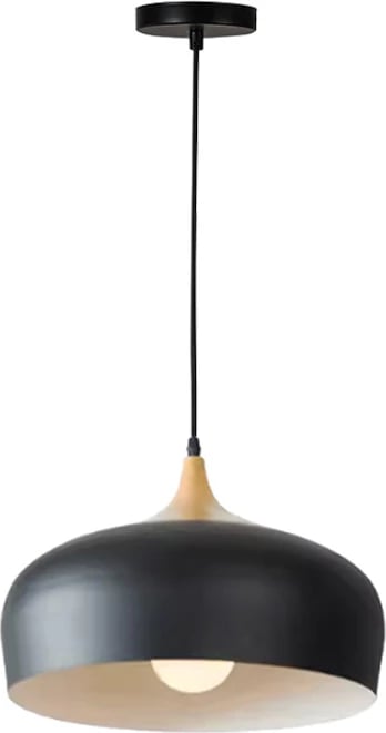 Llambë tavani Pedrity, metal i zi, D35x29cm