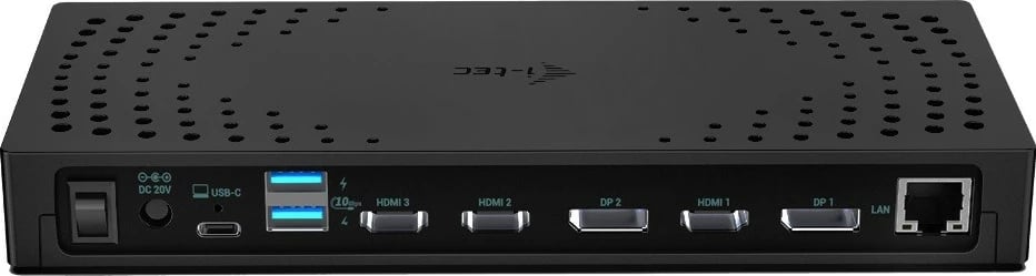 Stacion dokimi i-tec CATRIPLE4KDOCKPD2, 3x 4K, USB 3.0/USB-C/Thunderbolt, 100W, i zi