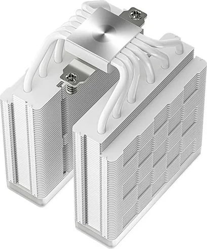 Kasë ftohëse Deepcool AG620 White ARGB V2, 2 ventilatorë, 6 tuba termikë, e bardhë