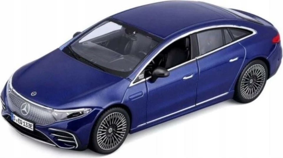 Model makine Maisto Mercedes-Benz EQS 2022, 1:27, Kaltër