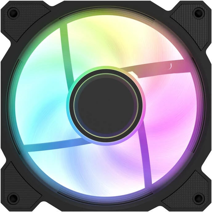 Kasë ftohëse Darkflash DR08, 5-in-1, PWM A-RGB, 120mm, e zezë