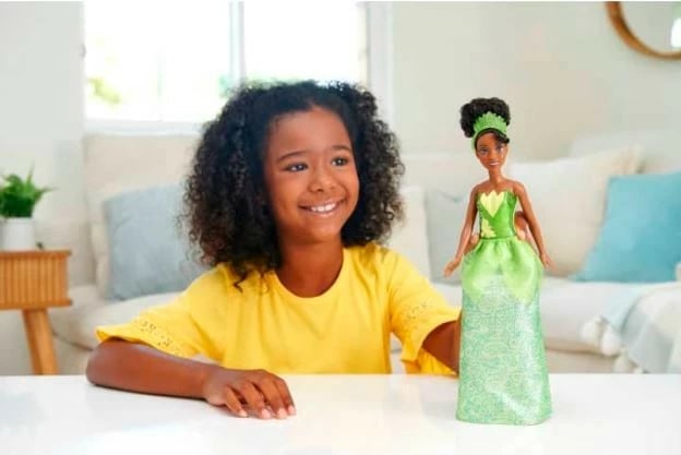 Kukull Disney Princess Tiana Mattel HLW02/HLW04, e gjelbër Kukull Disney Princess Tiana Mattel HLW02/HLW04, e gjelbër