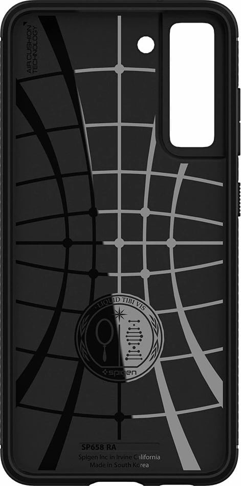 Mbështjellës Spigen Rugged Armor për Samsung Galaxy S21 FE, Matte Black