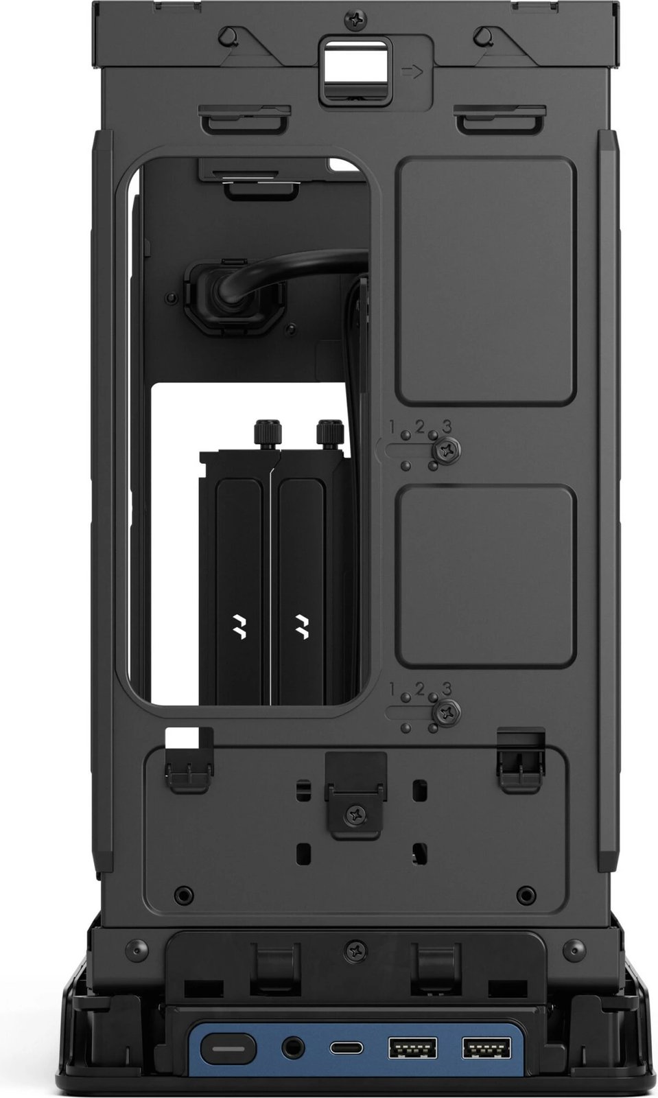 Kasë Fractal Design Era 2, Mini Tower, PC, 2.5", Blu Kasë Fractal Design Era 2, Mini Tower, PC, 2.5", Blu