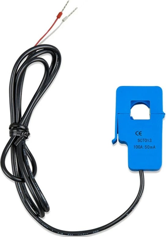 Transformator rryme No name CTR120000500, 100A:50mA, për MultiPlus-II, me kabllo 1m, Blu