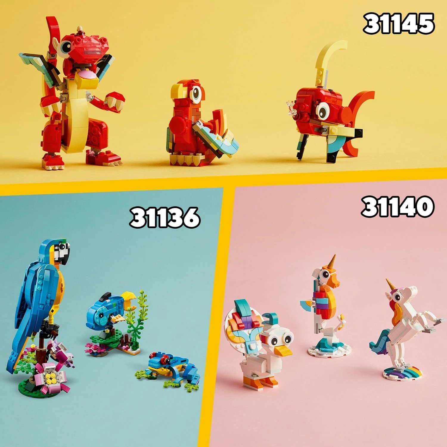 Set ndërtimi LEGO Red Dragon, 149 pjesë, shumëngjyrësh