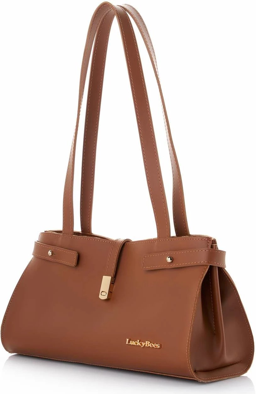 Çantë shpine ngjyrë tan Lucky Bees, Maya