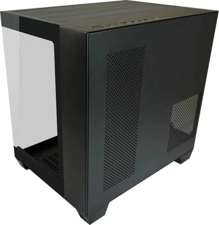 Kasë LC-Power 809B Dark Storm_X, Midi Tower, ATX, RGB, e zezë