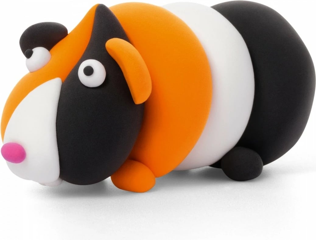 Set plasteline Hey Clay HCL15023 15 kanaçe 10 ngjyra krijim 6 figurina me aplikacion ajro-thajëse për 3+