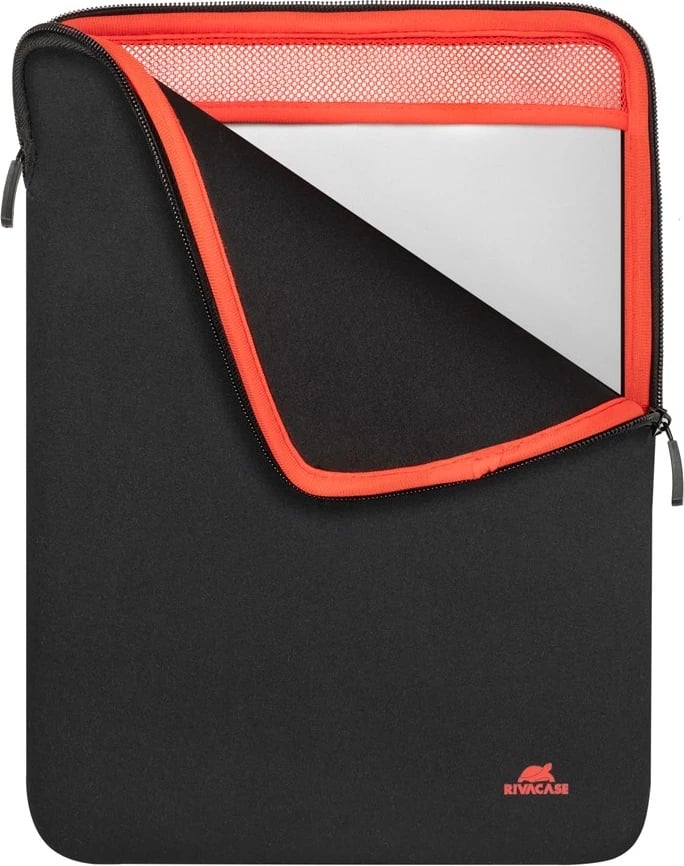 Çantë për laptop Macbook 13, Rivacase Antishock 5221,e zezë/e kuqe