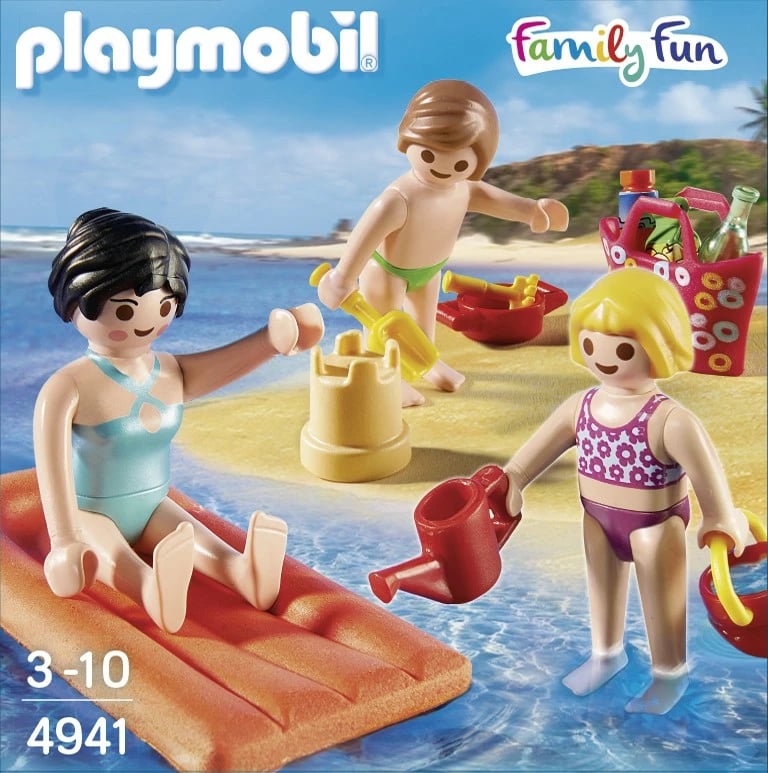 Set lodrash Playmobil Summer Fun 4941, vezë plastike, arkë kursimi, e verdhë