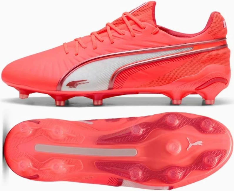 Çizme futbolli Puma për meshkuj, të kuqe