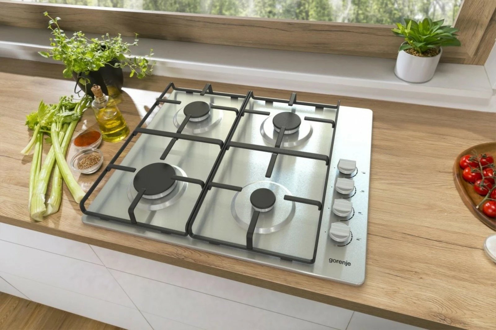 Sobë gazi Gorenje G640XHS, 4 zona, inox