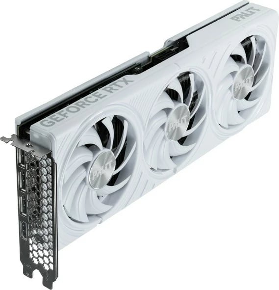 Kartelë grafike Palit GeForce RTX 5070 WHITE OC, 12GB GDDR7, 192bit, 3x DisplayPort/HDMI, e bardhë