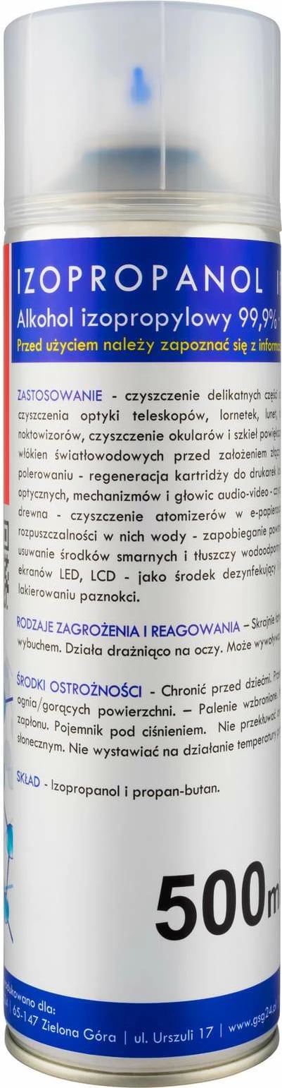 Spraj izopropanol GSG24 IPA I-MAX 99.9%, 500ml