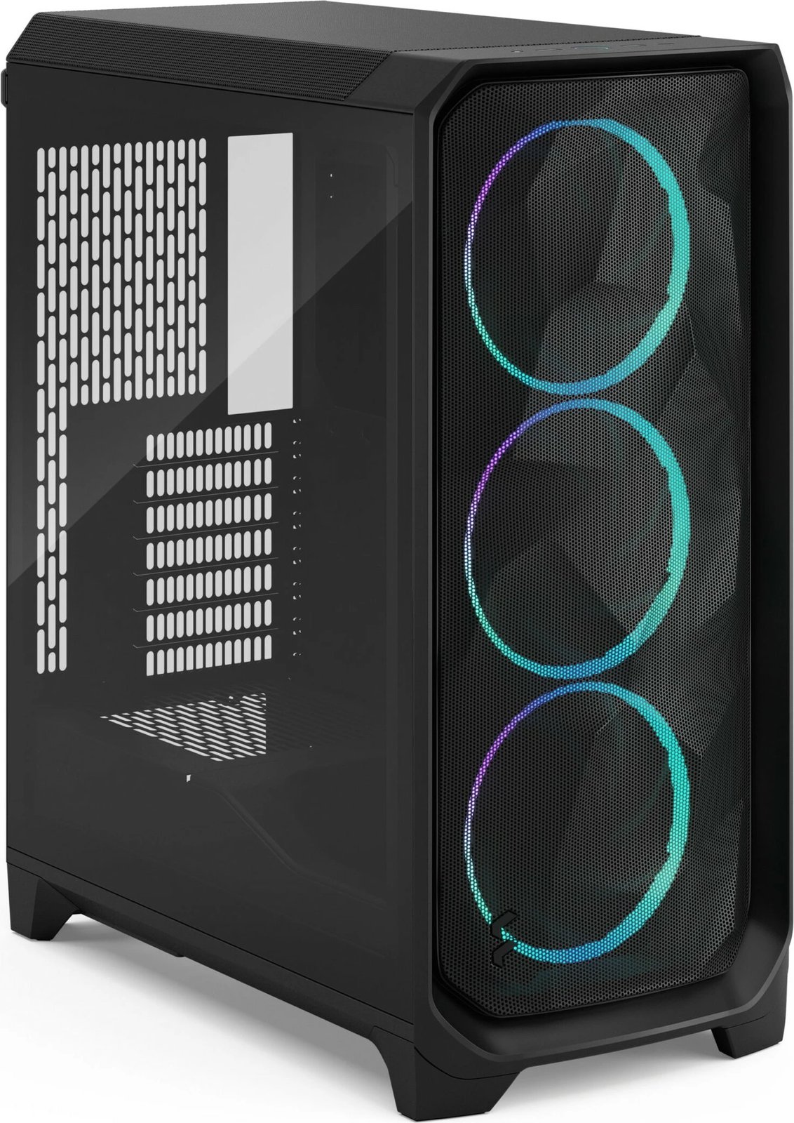 Kasë Fractal Design Meshify 3, RGB, Tempered Glass, e zezë