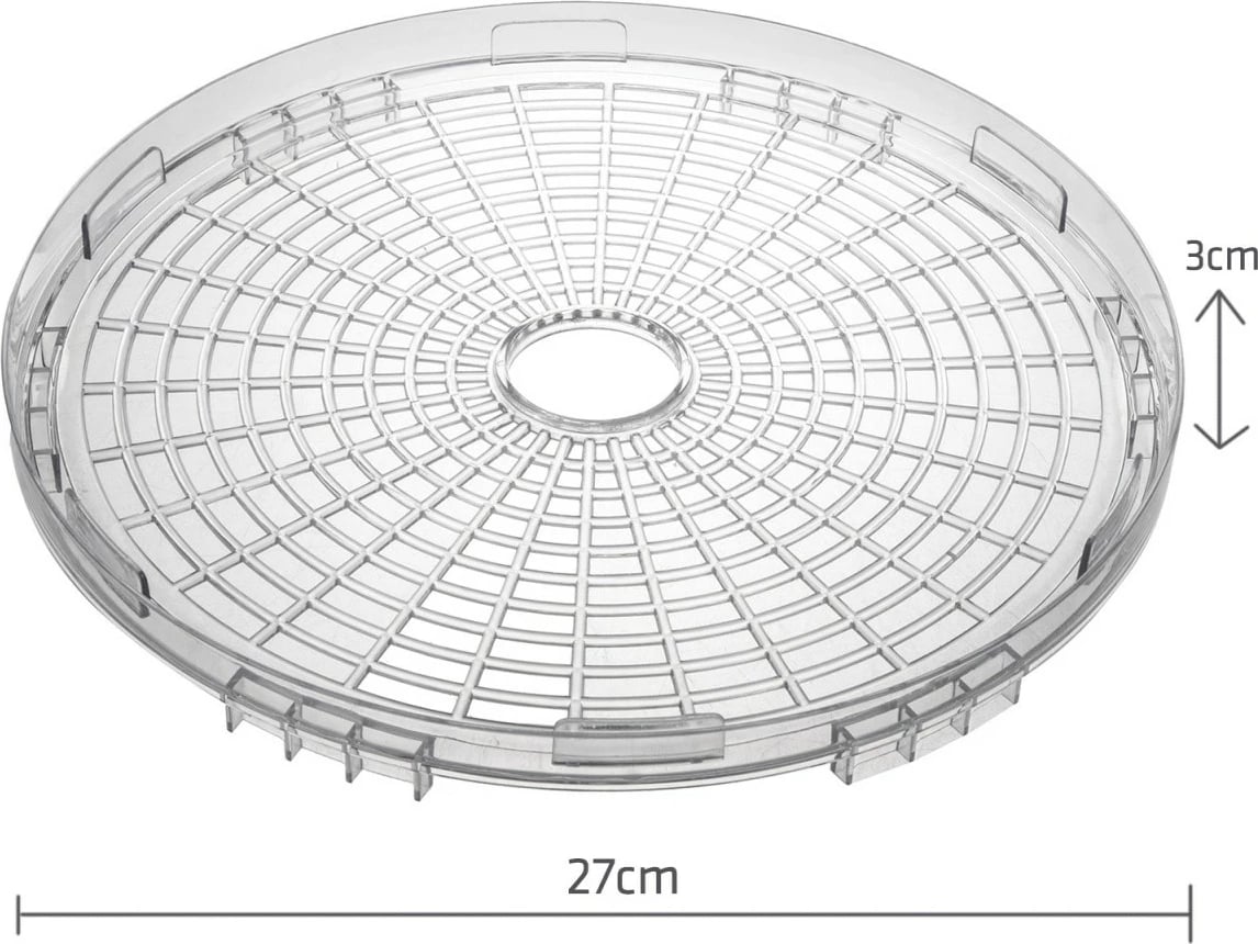 Dehidratues ushqimi GreenBlue GB195, 5 tabaka, 250W, Bardhë