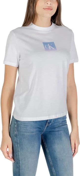 Maicë Calvin Klein Jeans femra e bardhë