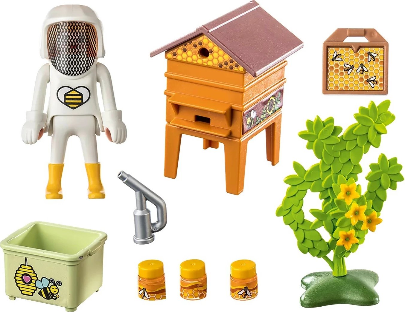Figurinë lodër Playmobil Country 71253 Bletërritësi, set 26 pjesë