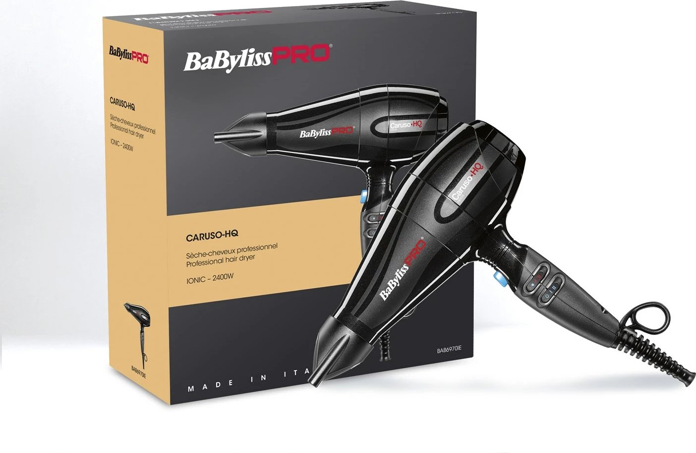 Tharëse flokësh Babyliss Caruso-HQ, 2400 W, E zezë Tharëse flokësh Babyliss Caruso-HQ, 2400 W, E zezë
