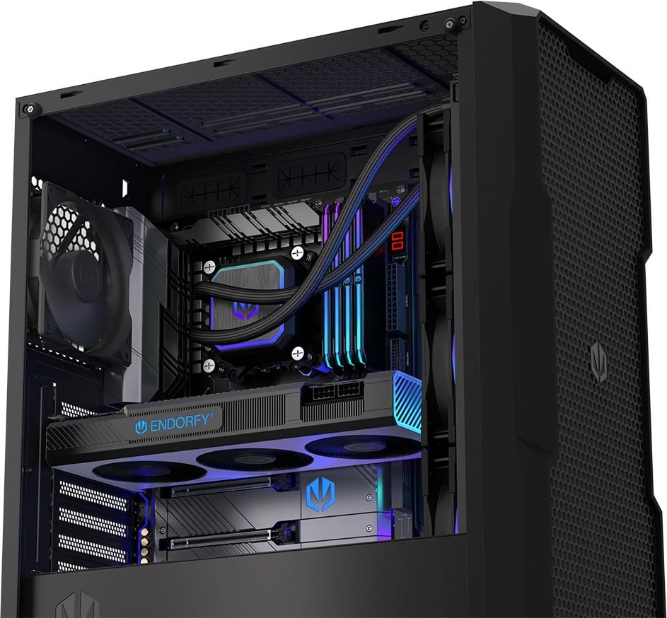 Ftohës procesori me ujë Endorfy Navis F360 ARGB EY3B006 360mm, 3x120mm PWM ARGB, bllok bakri, radiator alumini, LGA1700/AM5