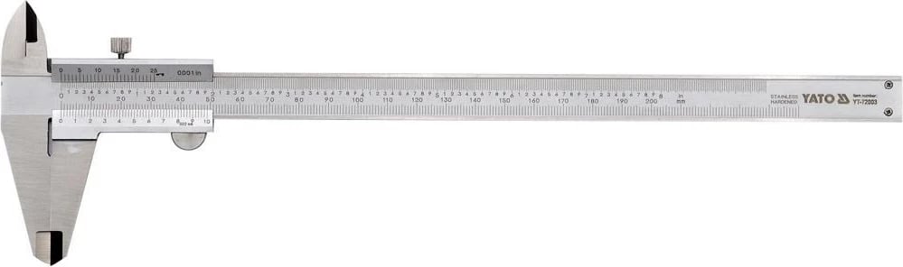 Kaliper YATO YT-72004, Inoks
