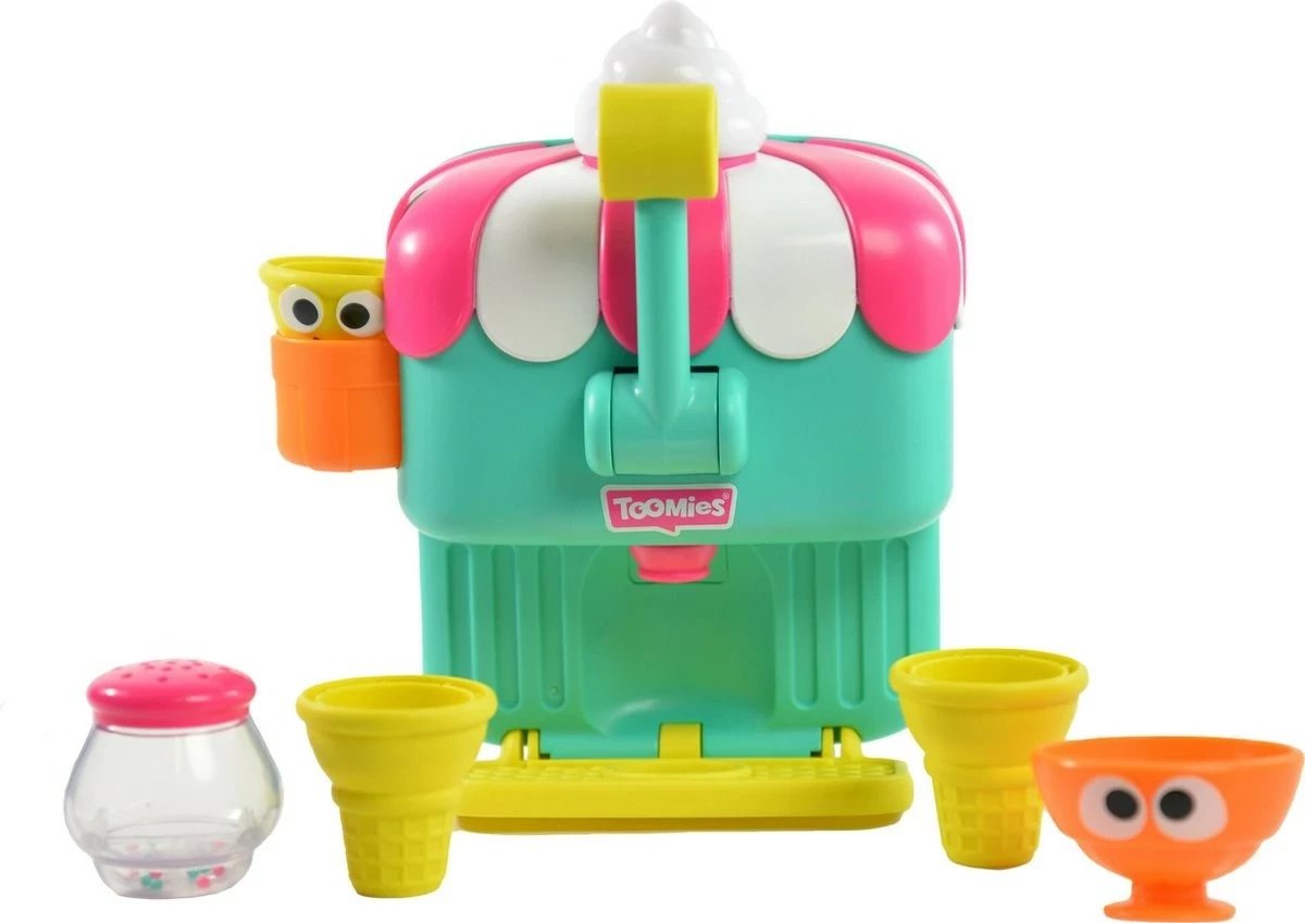 Lodër banje TOMY E73609, set ngjitësash dhe aksesorësh, plastikë, shumëngjyrëshe