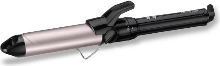 Figaro për flokë me kapëse, BaByliss C332E Pro, diametër i madh, e zezë/rozë