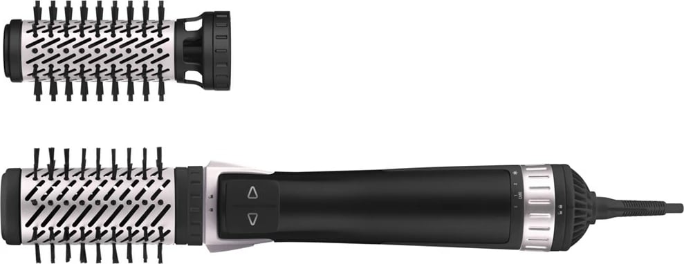 Furçë elektrike për flokë Rowenta Brush Activ' Dry & Style CF9550, 1000 W, e zezë