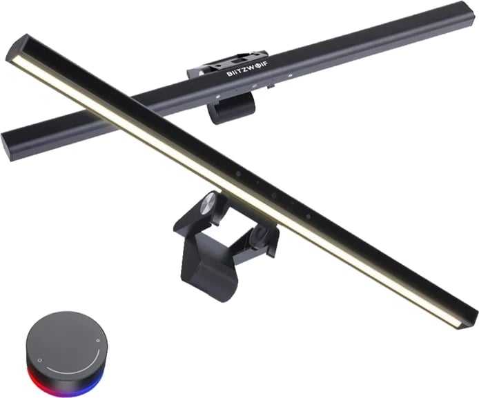 Llambë për monitor BlitzWolf BW-CML6, LED + RGB, kontroll me prekje dhe telekomandë, e zezë