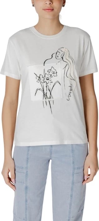 Maicë Desigual për femra, të bardha