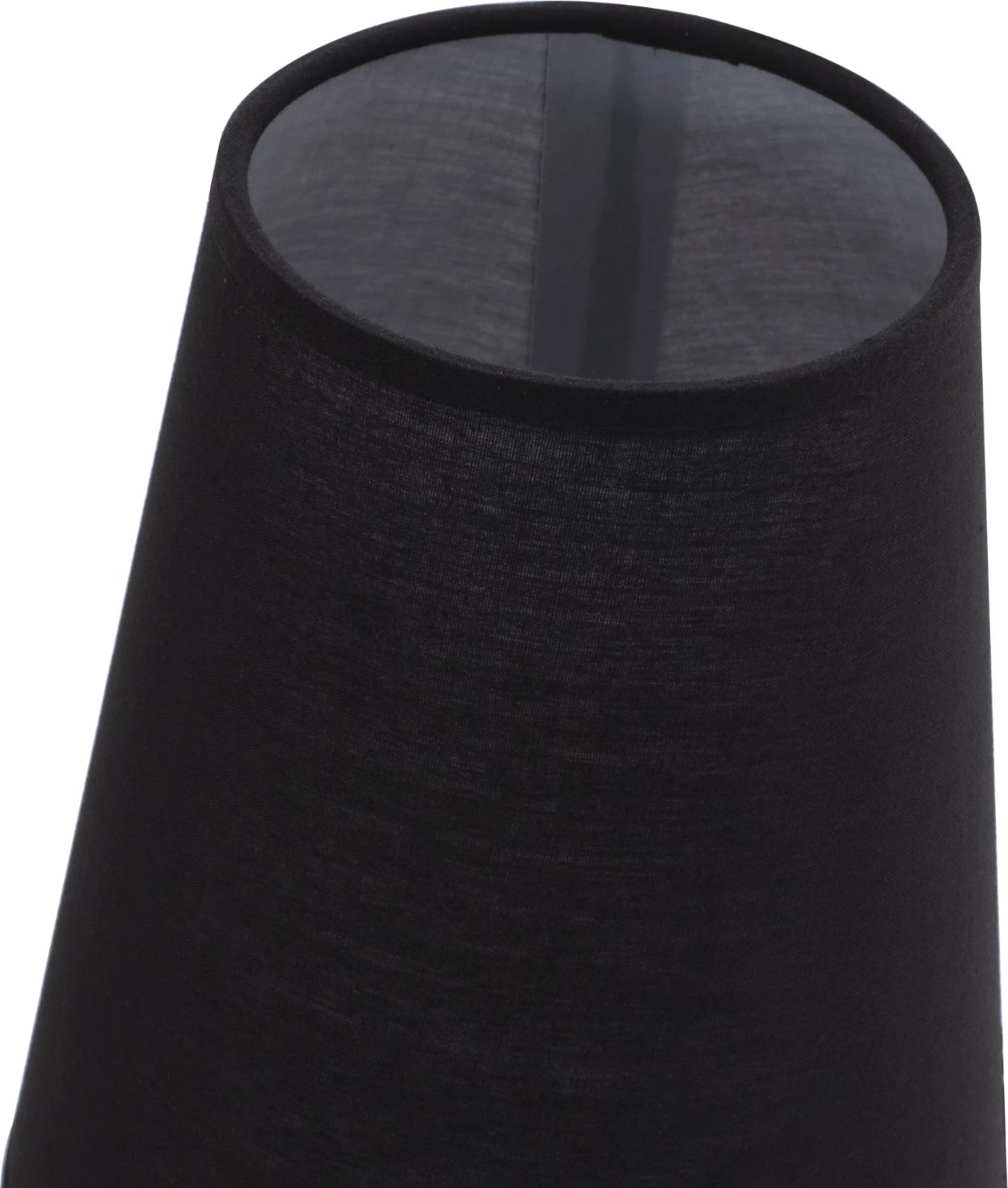 Llambë tavoline ngjyrë arre me kapak cilindrik të zi Φ15x34Hcm.FH7692.01