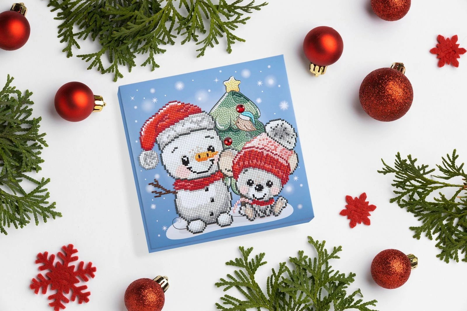 Set mozaiku Diamond Dotz Dante Baby Jesus Christmas, shumëngjyrësh