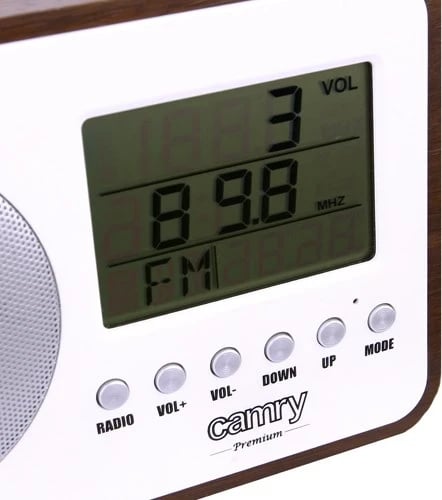Radio Camry CR1153 portative dixhitale e zezë, e bardhë