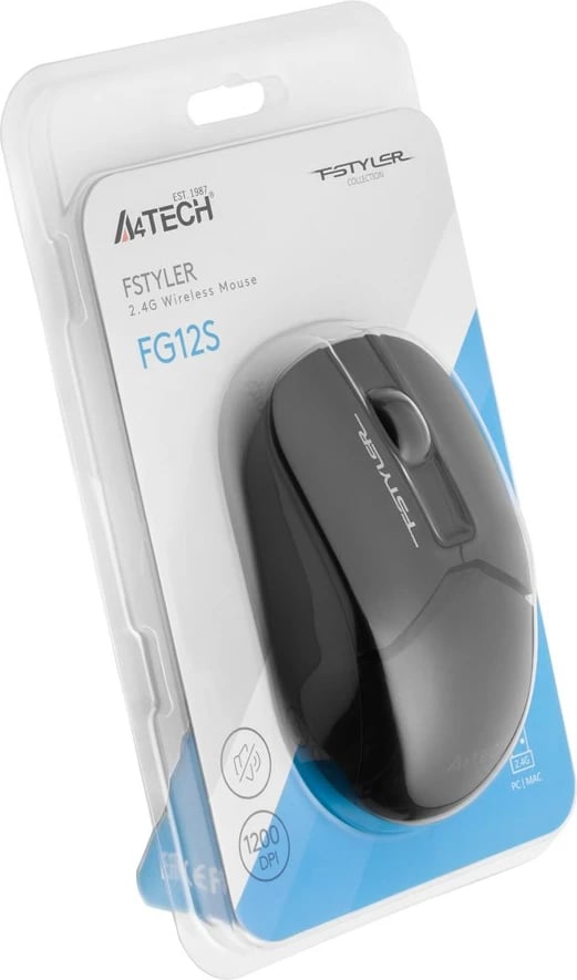 Maus wireless A4 TECH FSTYLER FG12S RF 2,4GHz, i zi