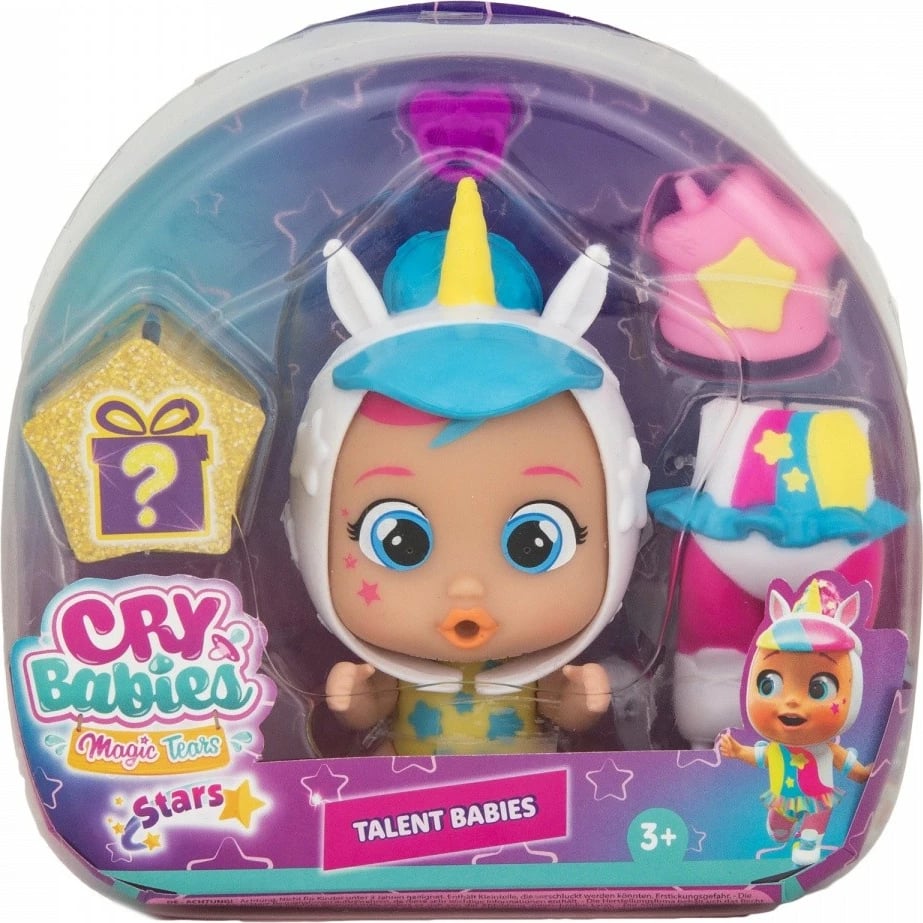 Kukull Cry Babies Magic Tears Di Stars Talent Dreamy, Tm Toys, IMC916142, plastikë, për vajza, shumëngjyrëshe
