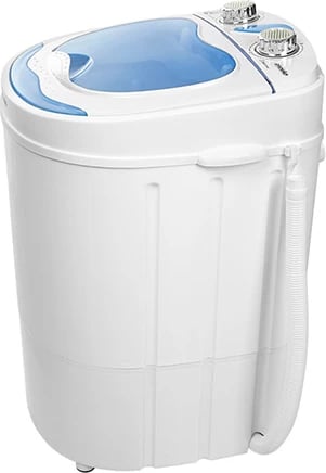 Makineri larëse portative me shtrydhje, Adler MS 8053, 3 kg larje, 1 kg shtrydhje, program 15 min, 360x370x530 mm, e bardhë