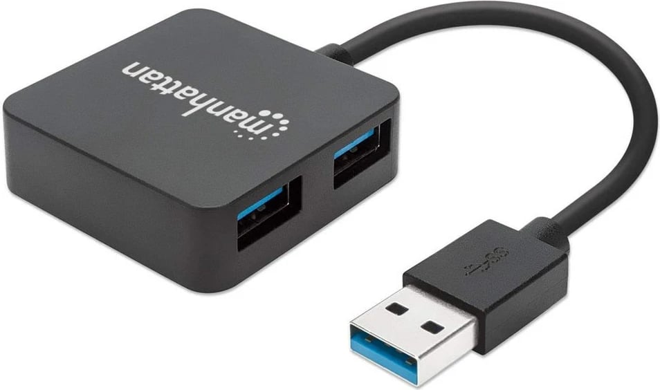 Hub USB Manhattan, 4 Porta, Bus Power, i Zi