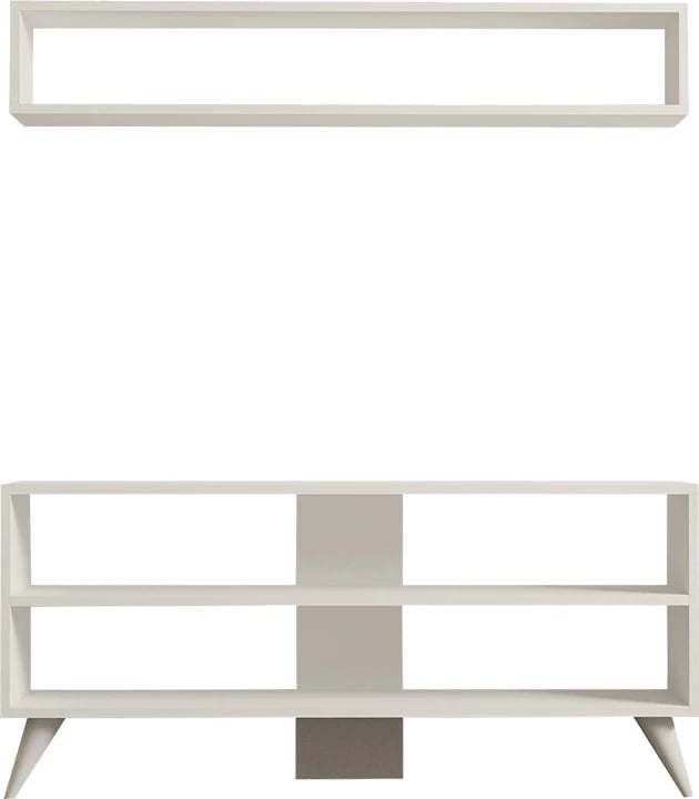 Set për dhomë ndeje Prestige, ngjyrë e bardhë, 120x29.6x50cm